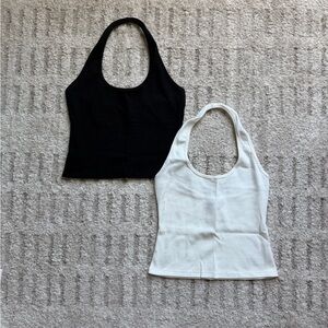 Afends Basis halter top set